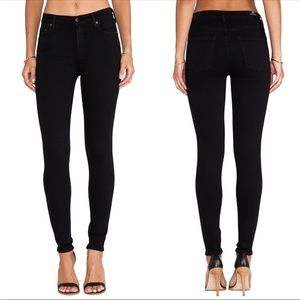 Citizens Of Humanity Rocket High Rise Skinny 25 Plush Black